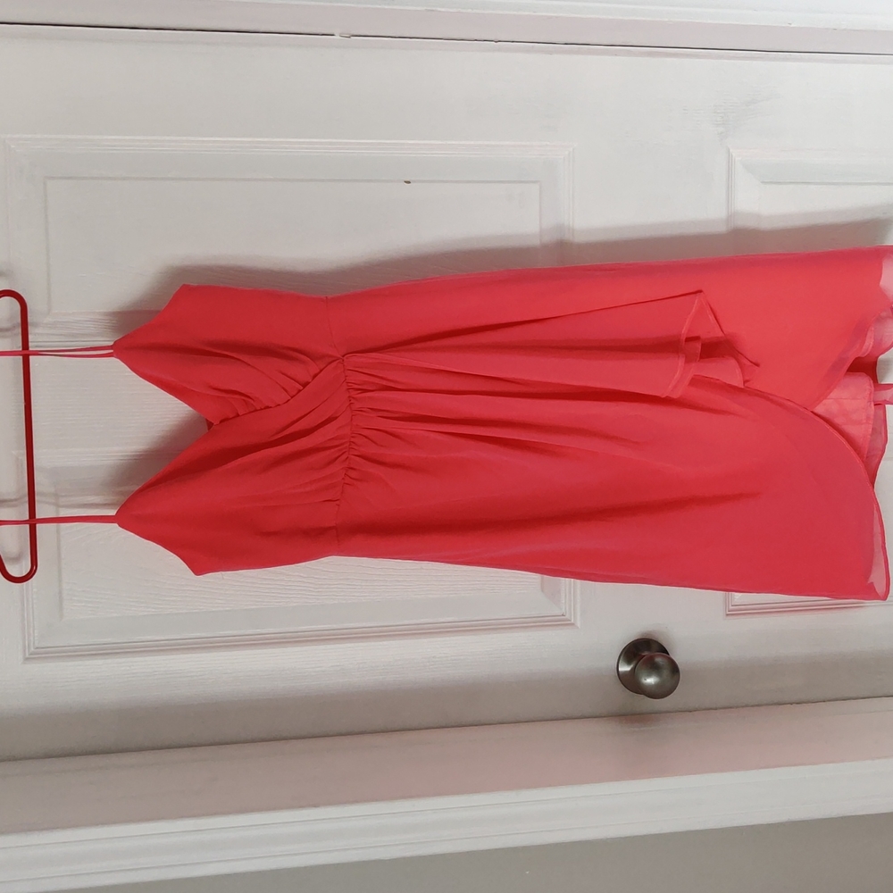 Alfred Angelo coral bridesmaids dress sz 0